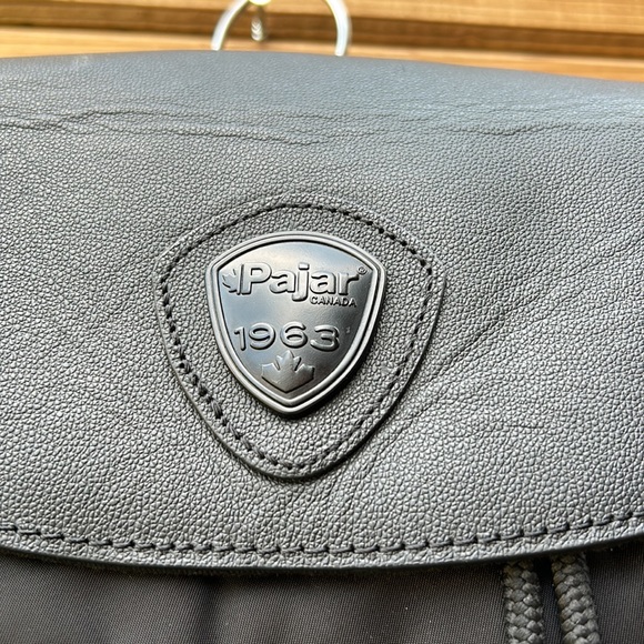 PAJAR nylon/leather backpack - Picture 3 of 12